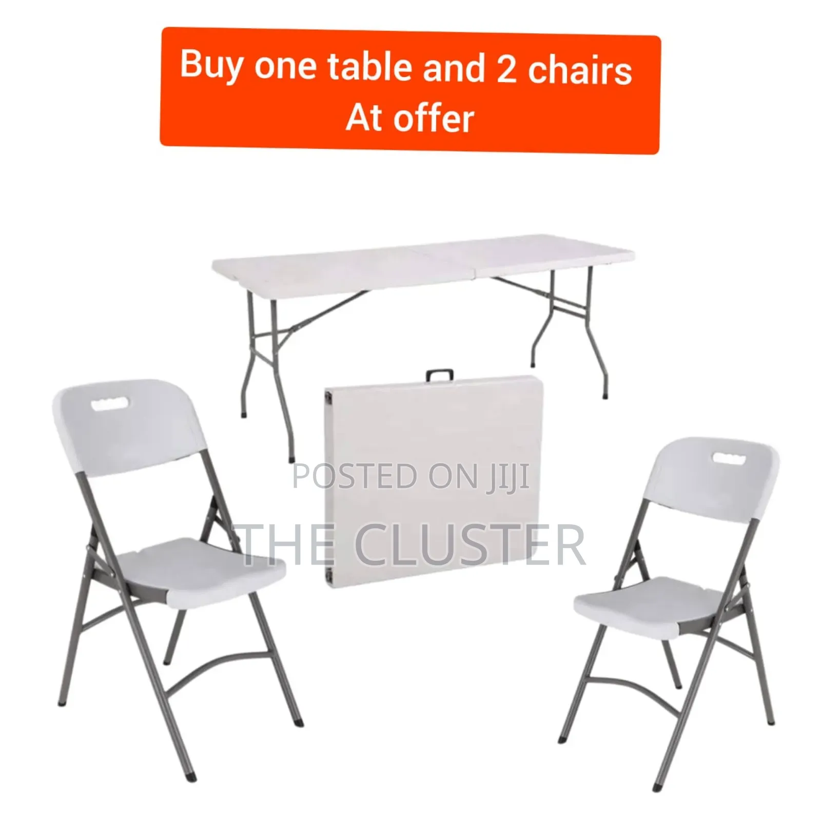 Fordable Portable 2 Chair and 1 Table
