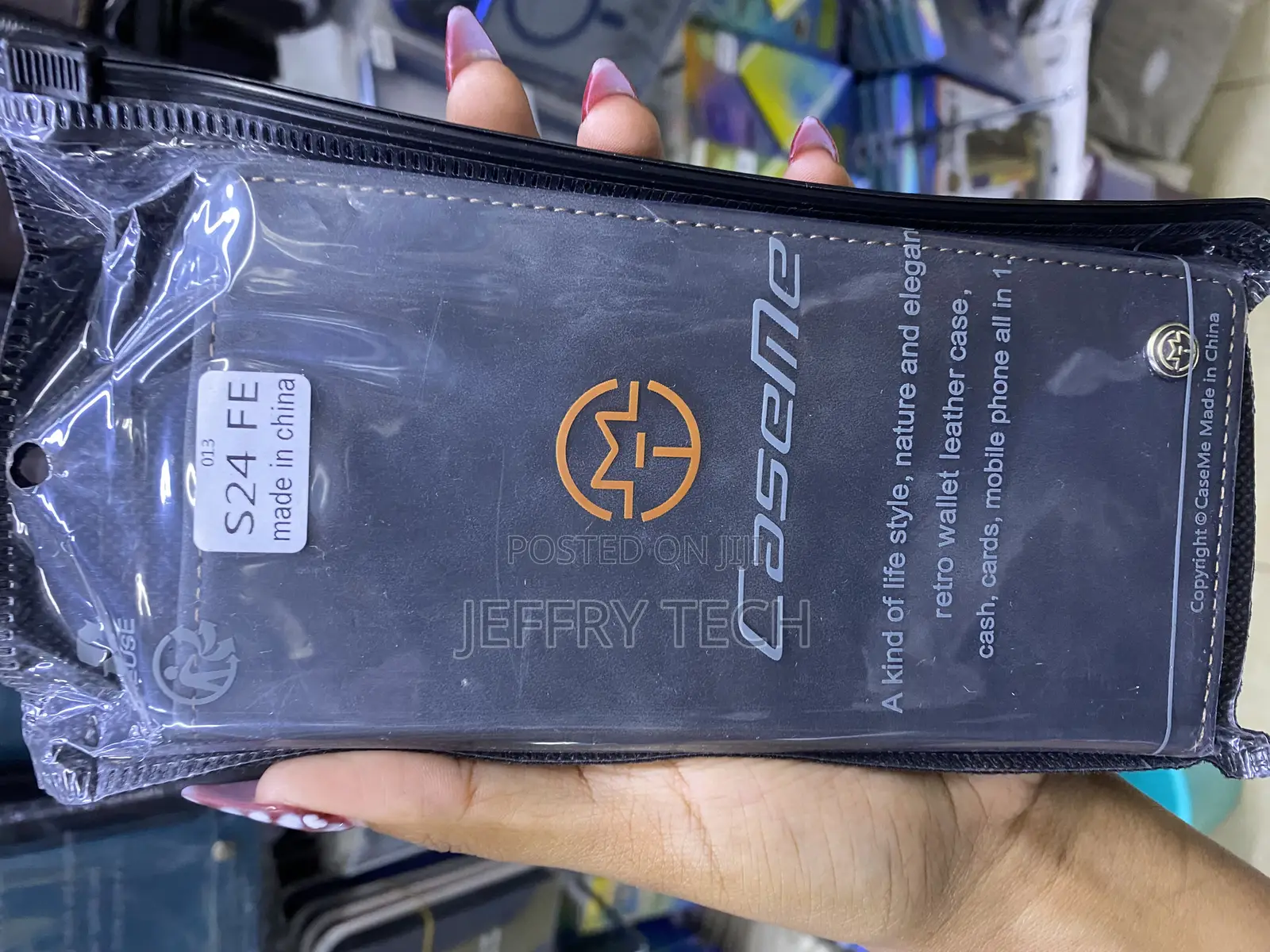 Cklom Samsung Galaxy S24fe 5g Case With Card Holder