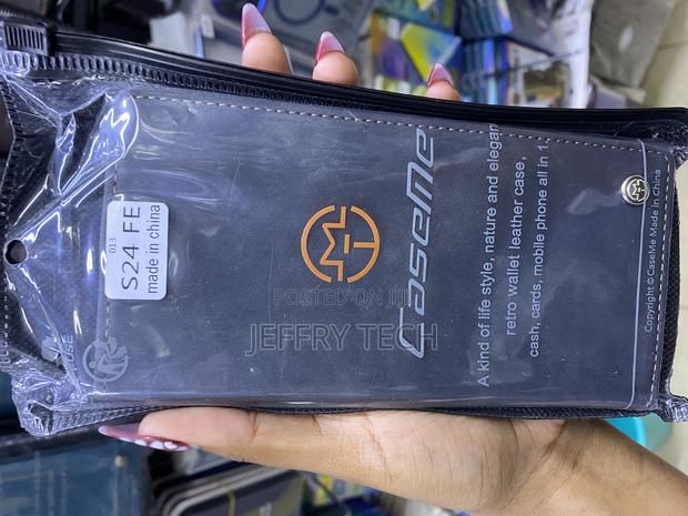 Cklom Samsung Galaxy S24fe 5g Case With Card Holder - main view