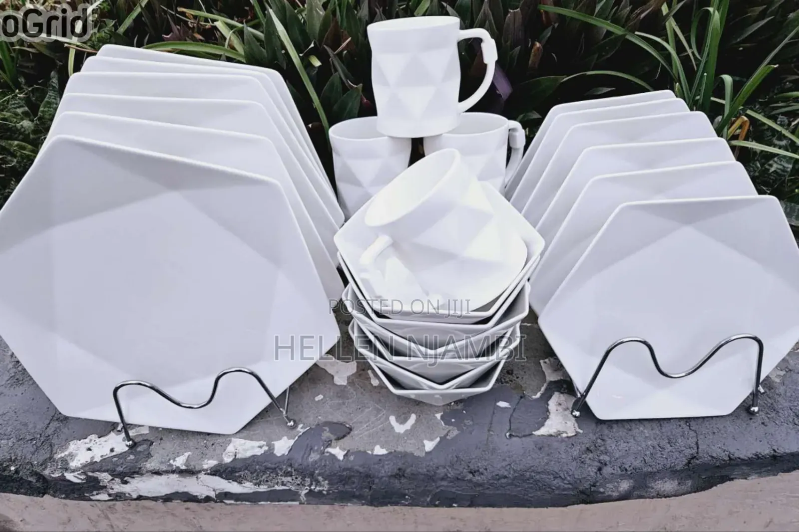 24pcs Hexagonal Dinner Set
