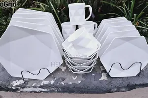 24pcs Hexagonal Dinner Set