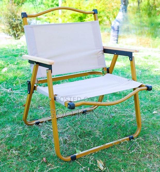 Home Chair; Foldable Camping Chair With Durable Steel Frame and Cloth