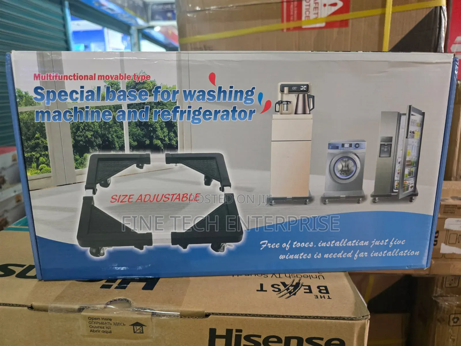 Adjustable Fridge ,Washing Machine,Cooker,Dispenser Stand
