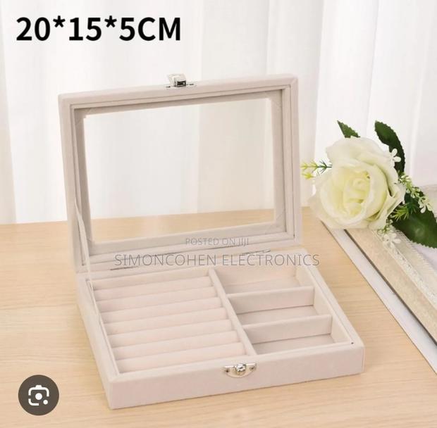 Velvet Jewelry Organizer Box - thumbnail 4