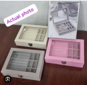 Velvet Jewelry Organizer Box