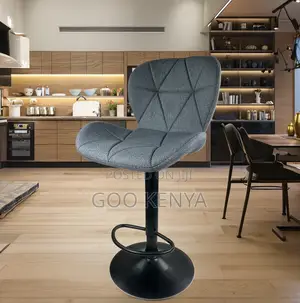 Home Stool; High Barstool With Footrest Leather Bar Stool for Kitchen
