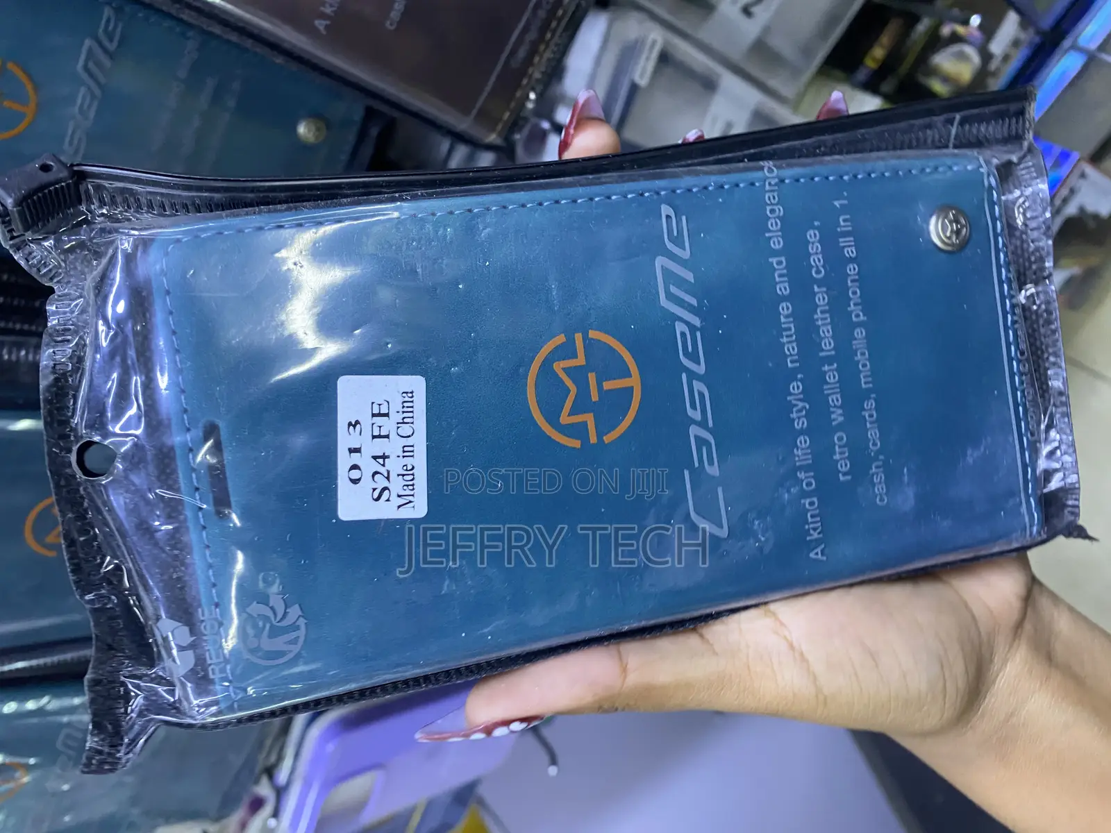 Ozcklo Samsung Galaxy S24fe 5g Leather Case With Card Holder