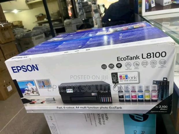 PVC Id Card Print Printer L8100,Wireless and a Brand New Available
