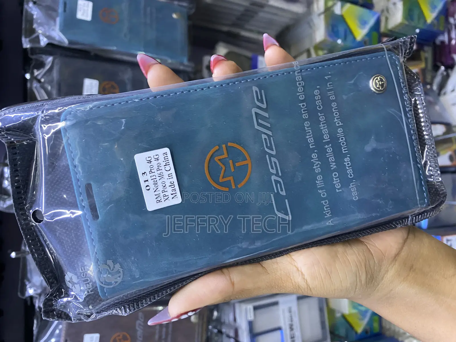 Sukii Redmi Note 13 Pro 4g Luxury Pu Leather Flip Cover Card Slot