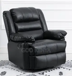 Home Sofa; Modern Single Leather Recliner Sofa for Tv or Home Lounge