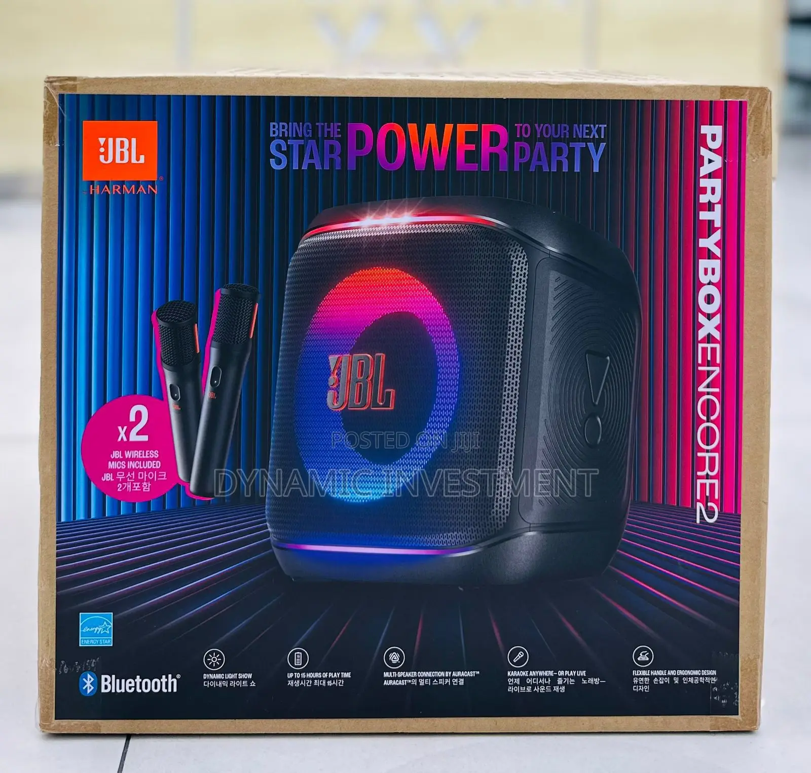 JBL Partybox Encore 2 Speaker With 2mic