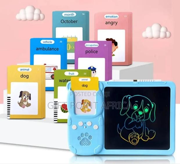 Talking Flashcard With Lcd Writing Pad For Kids
