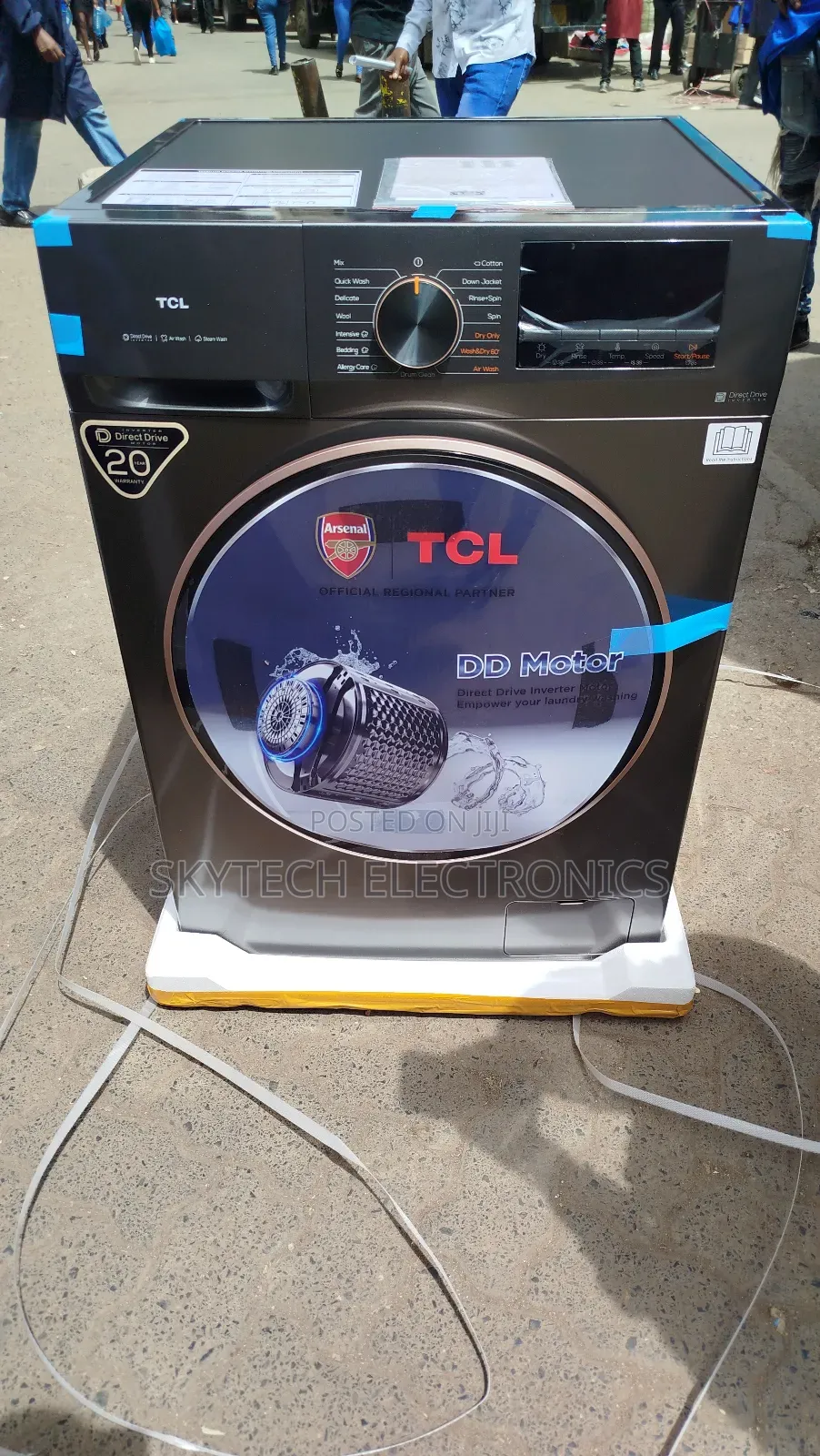 TCL Wash Dry 10kg/6kg C2110wdg Front Load Washing Machine