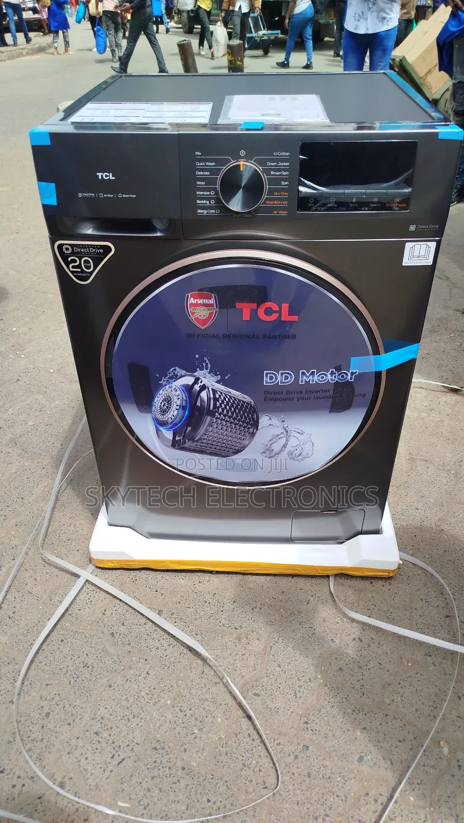 TCL Wash Dry 10kg/6kg C2110wdg Front Load Washing Machine
