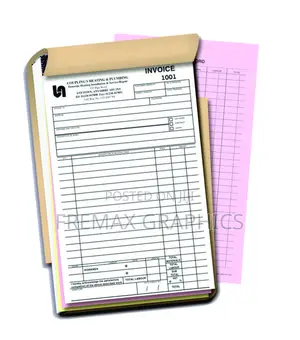 Custom Receipt Books and Invoices for Businesses