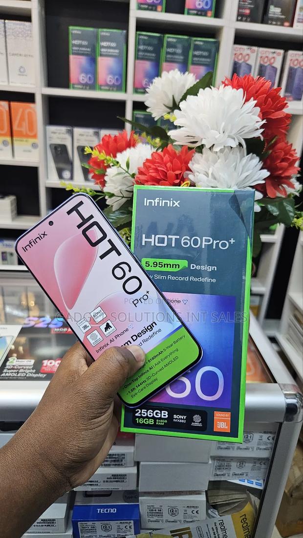 New Infinix Hot 60 Pro+ 128 GB Silver - thumbnail 2
