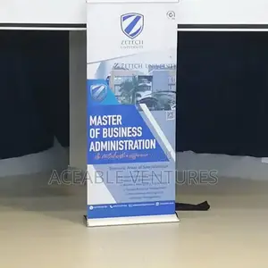 Broad Base Roll Up Banner Custom Designed