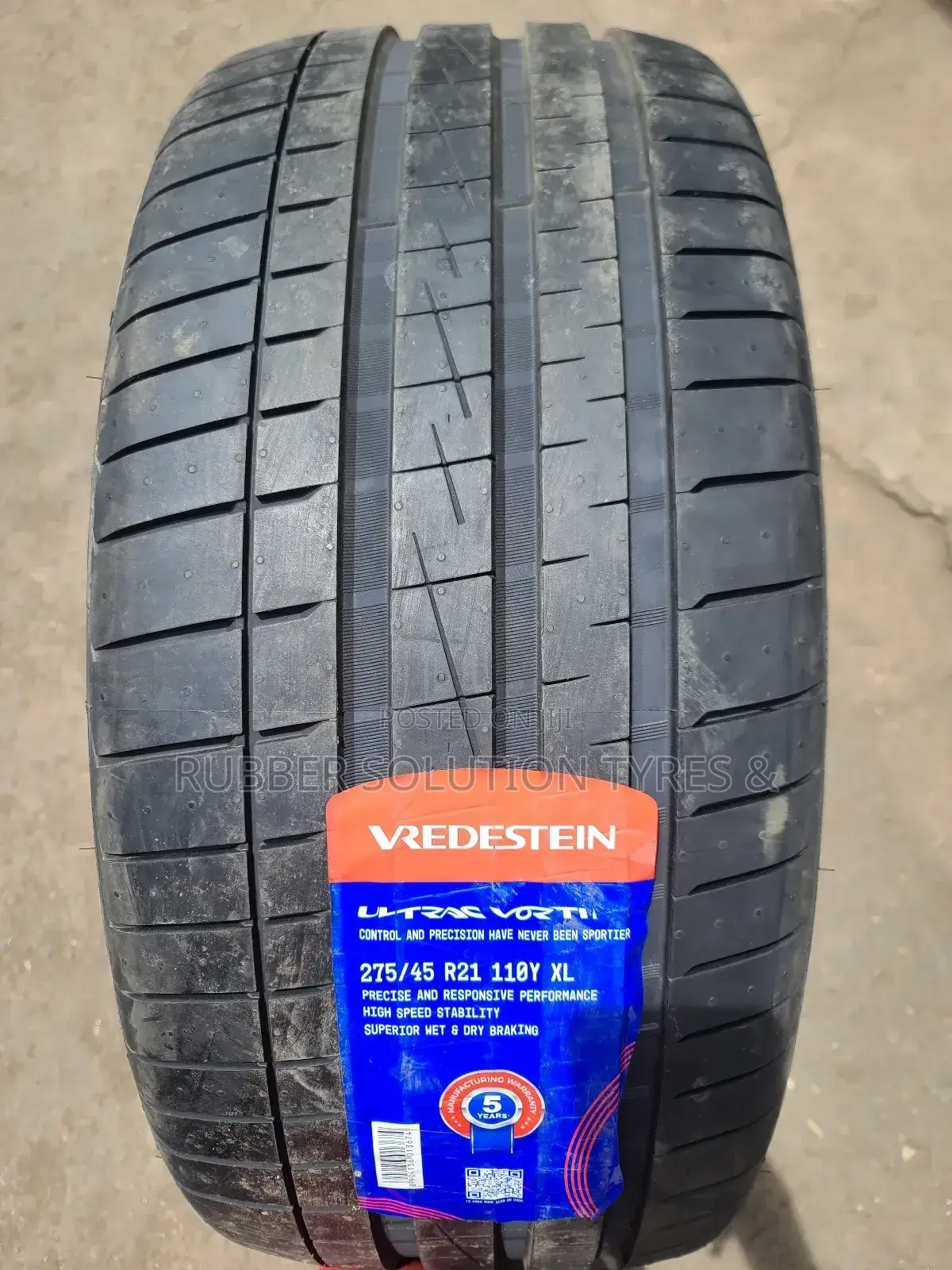 275/45r21 Vredestein Tyres 110y X/L [Made in India ]