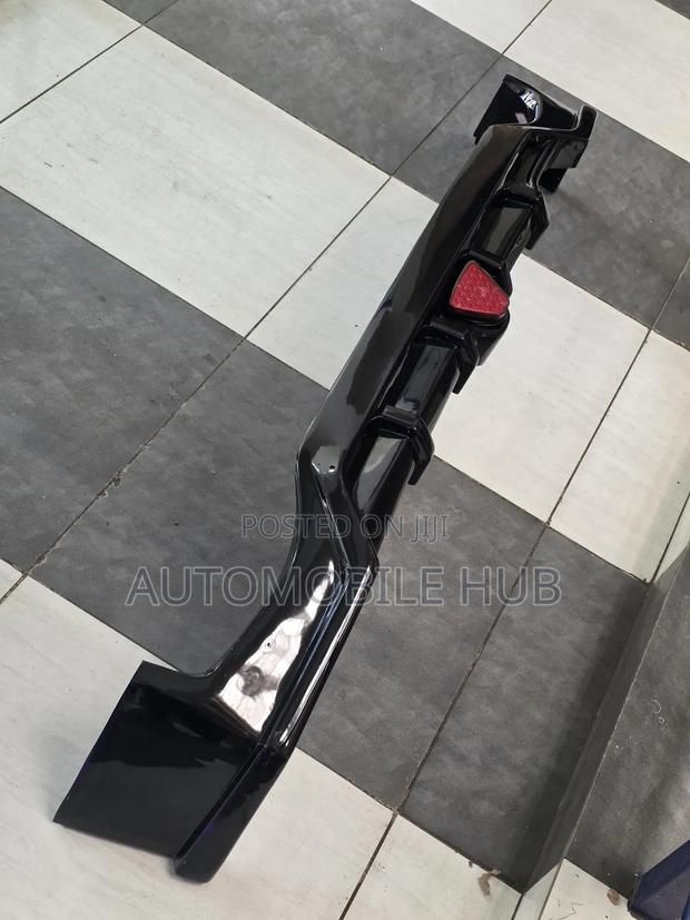 Honda Fit Rear Bumper Diffuser With Led – Enhance Style Performance - thumbnail 2