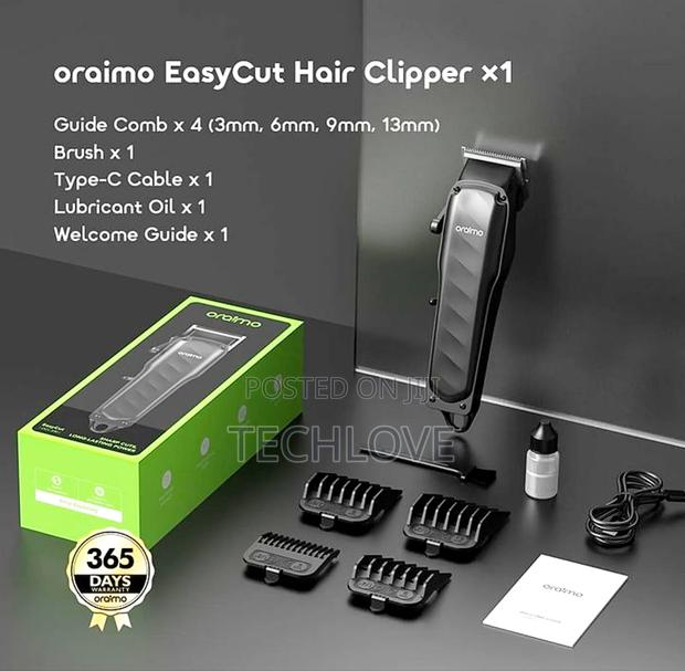 Oraimo Adjustable Professional Hair Clipper Shaving Machine - thumbnail 7