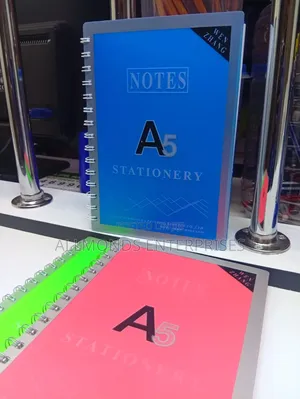 A5 Left Spiral Notebook With PVC Cover