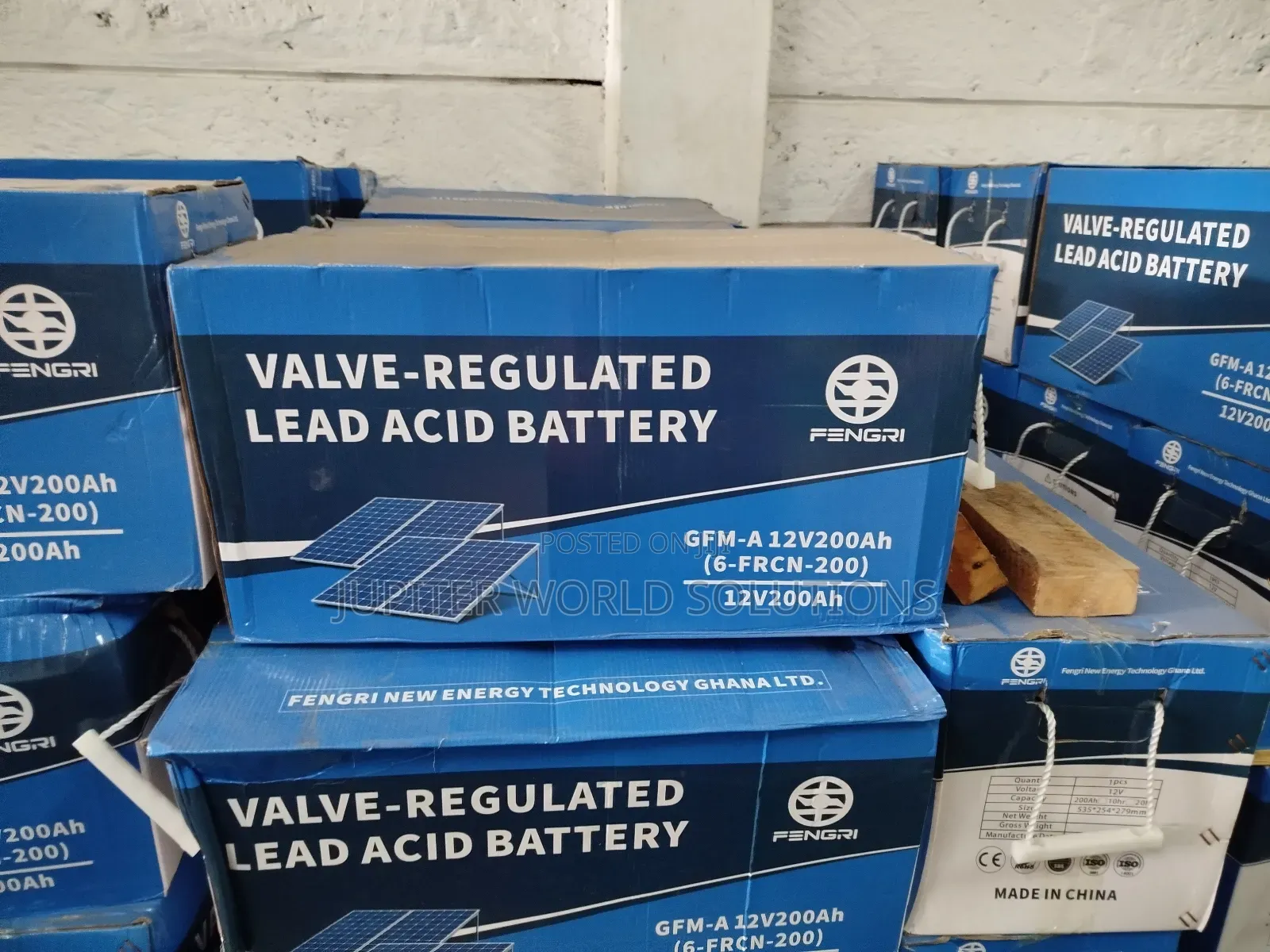 200ah 12v GFM Solar Battery