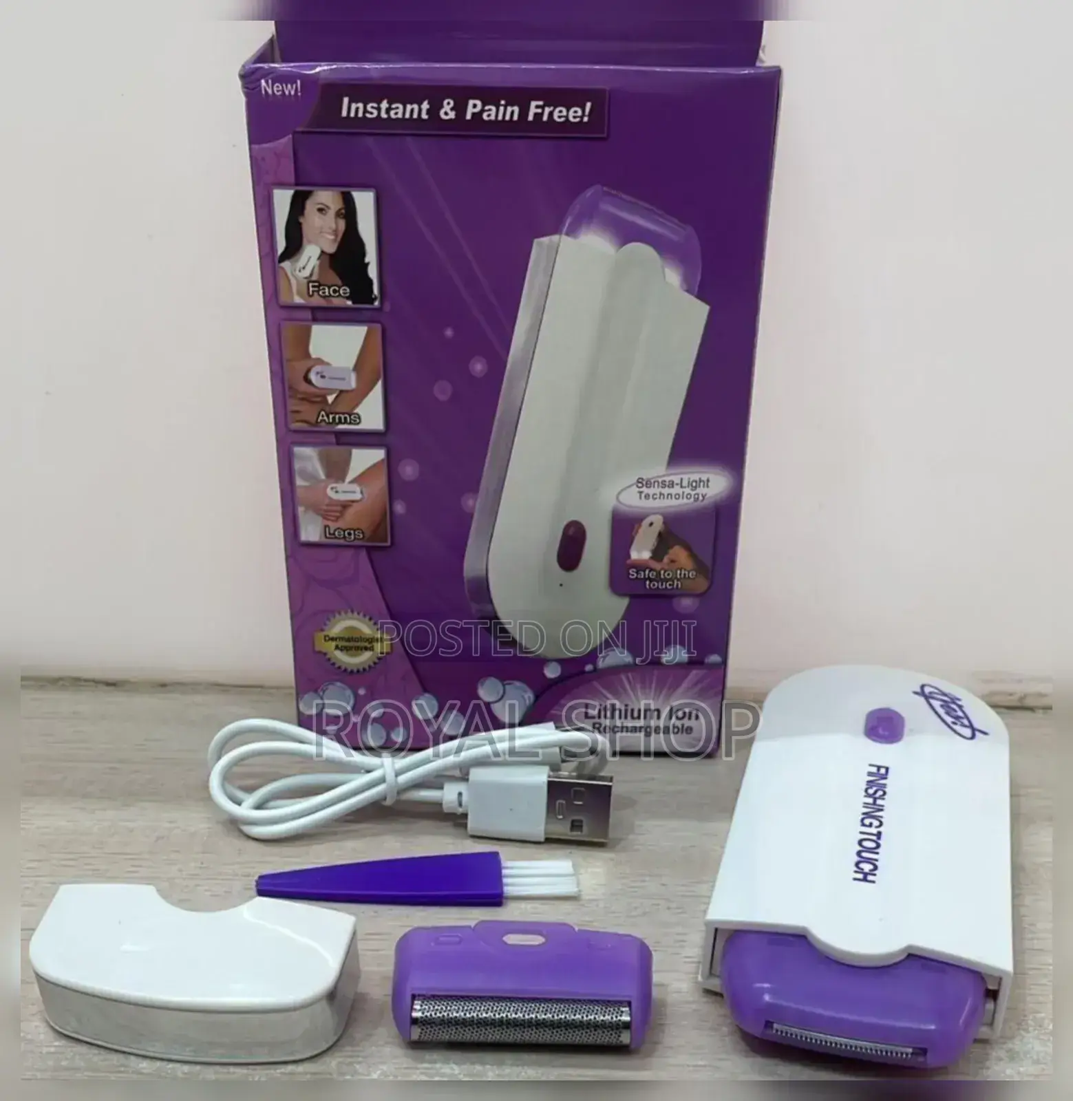 Electric Face and Body Painless Hair Remover