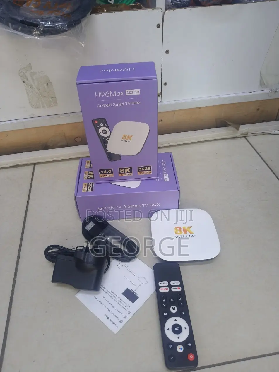 Tv Box H96max M2 Plus, , Android 14 4gb Ram +32gb Rom