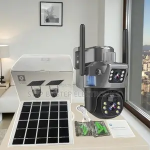 4g Solar CCTV Camera PTZ Dual Lens Smart Human Detection and Tracking
