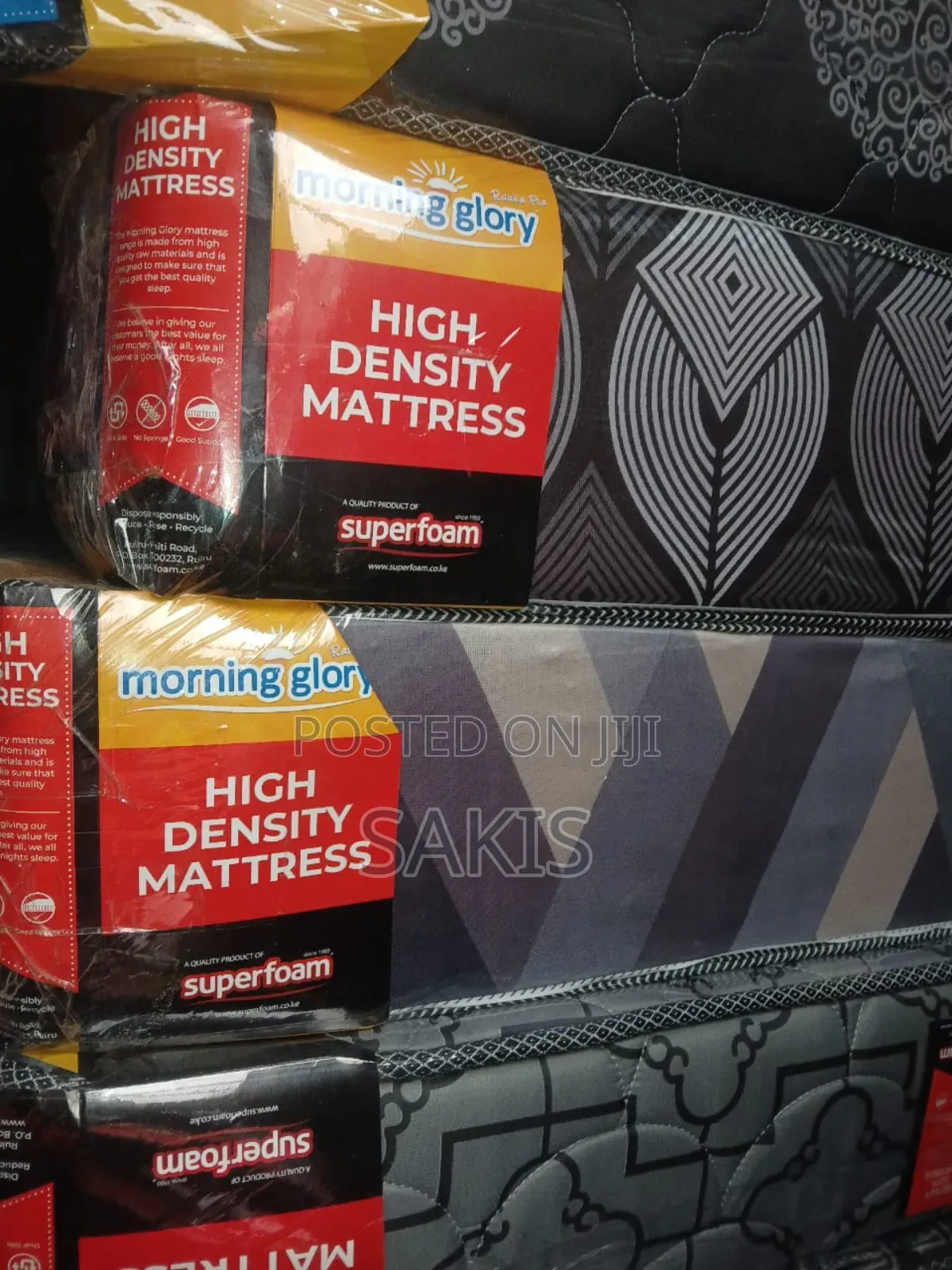 Morning Glory 5 X 6 X 8 High Density Mattresses. Free Delivery