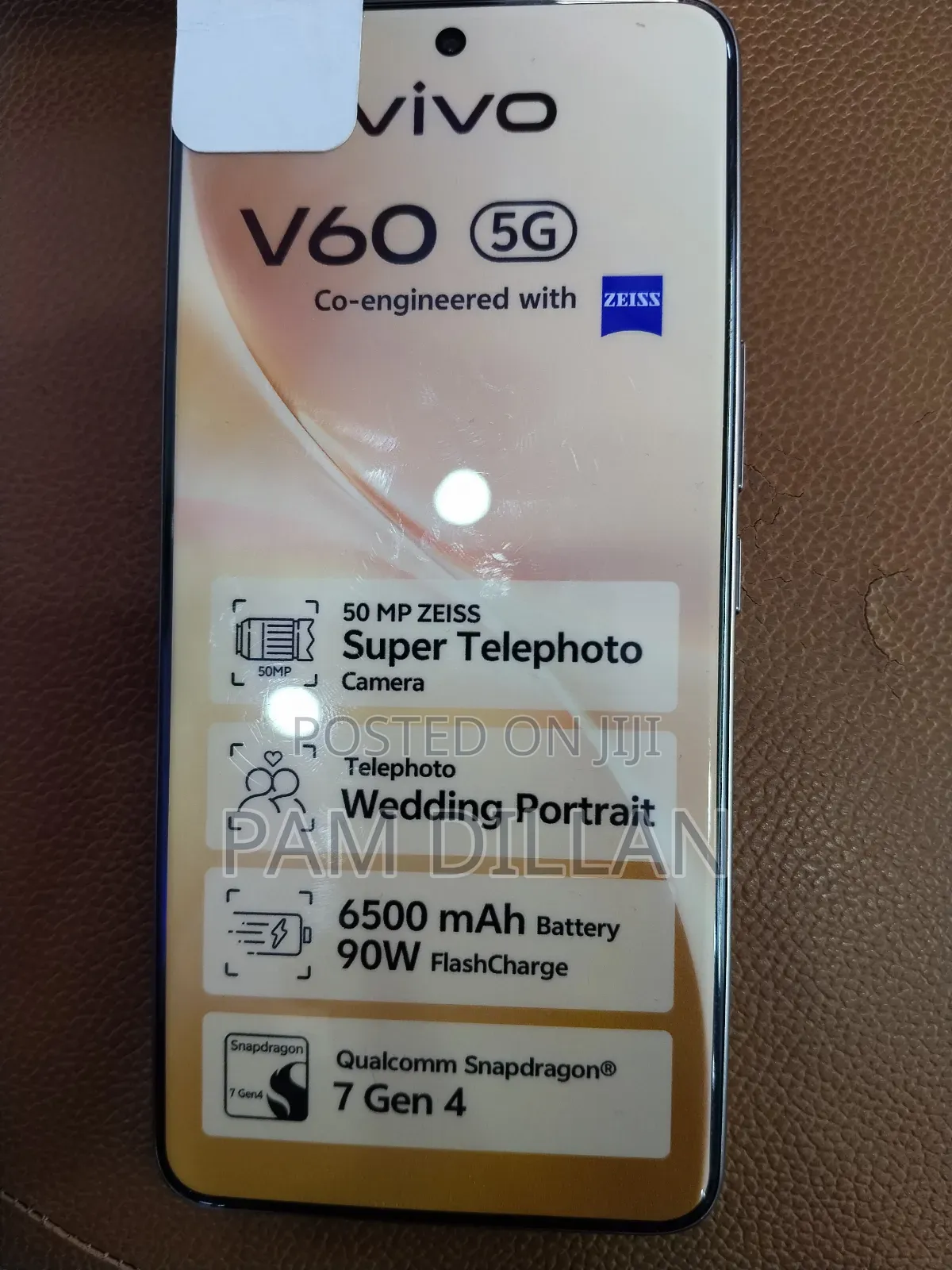 New Vivo V60 256 GB Gold