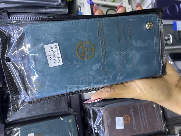 Bsuede Xiaomi Redmi Note 13 4g Leather Folding Flip Case - thumbnail 2