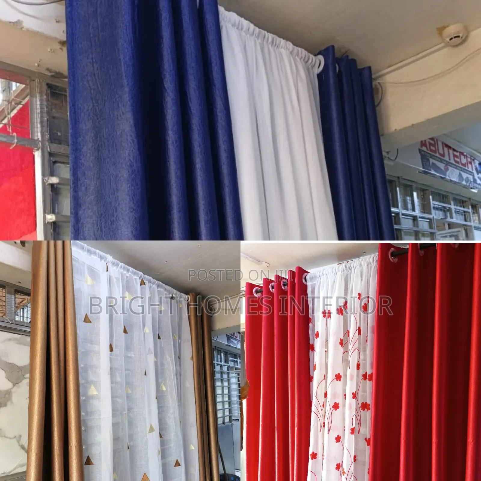 Affordable Window Curtain Stitched Curtain