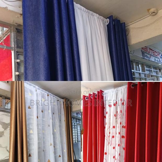 Affordable Window Curtain Stitched Curtain
