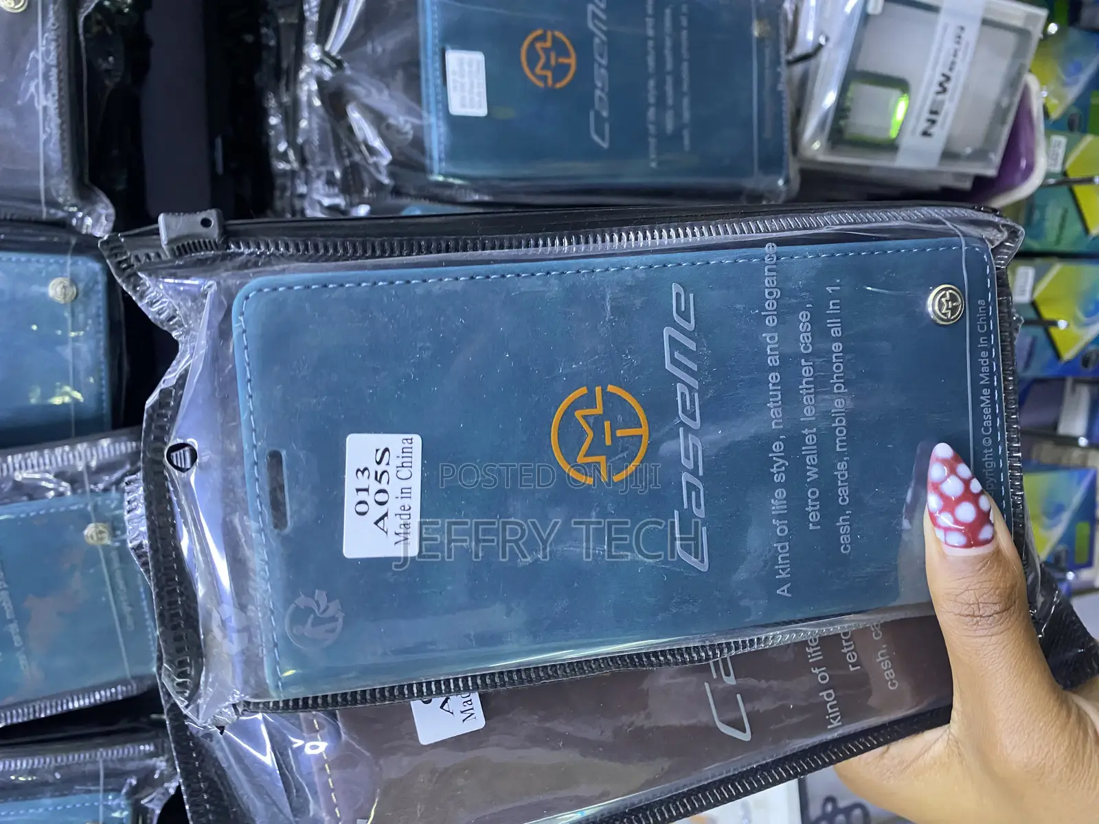 Asernu Samsung Galaxy A05s Flip Wallet Leather Case With Card Holder