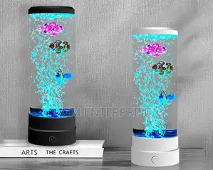 Led Bubble Fish Lamp Decor 1.5 Litres
