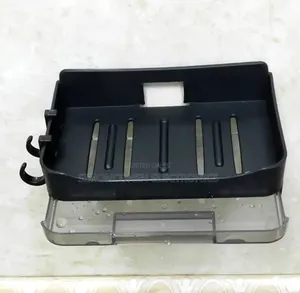 Soap Dish With Drain Tray +2 Hooks