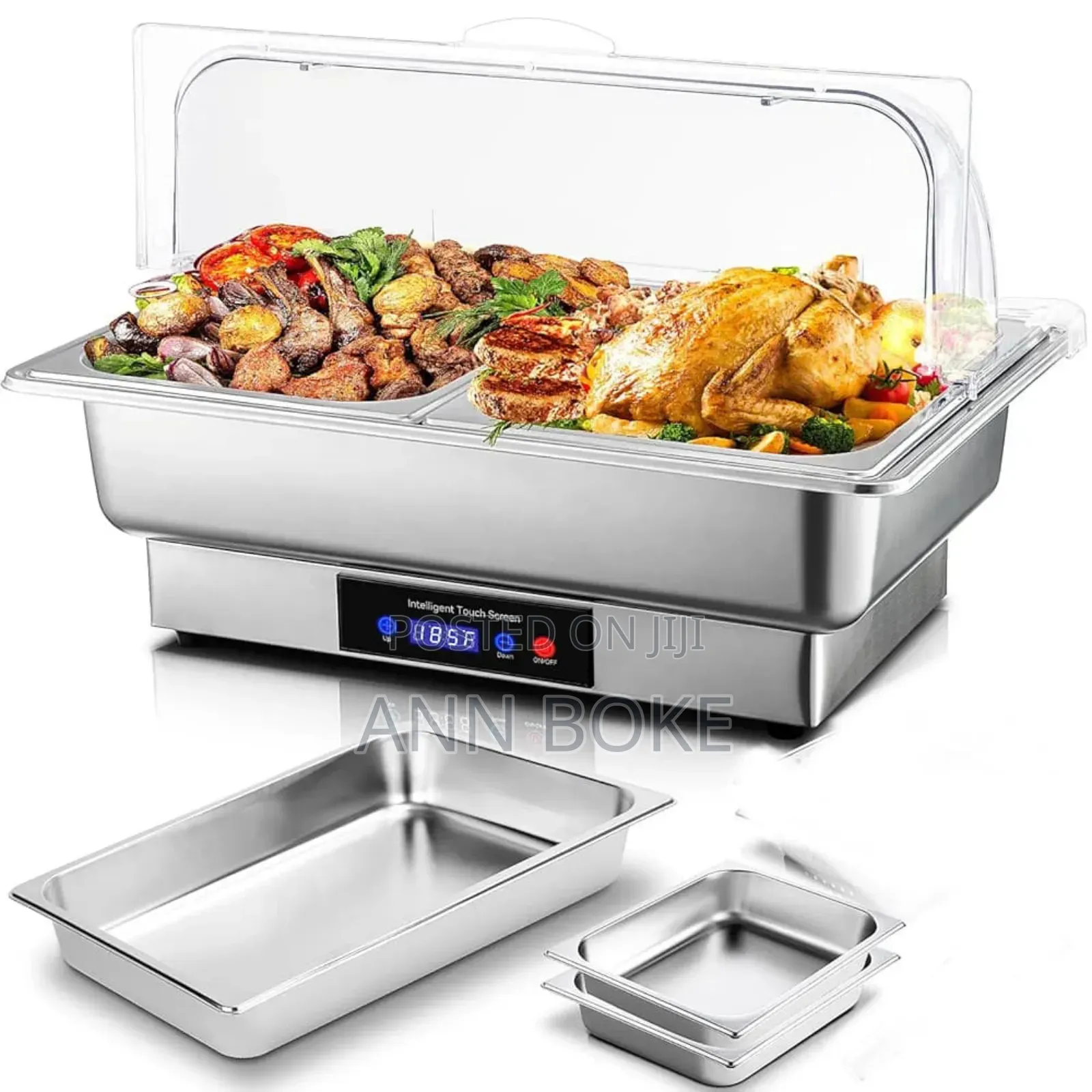 Back in Stock Electric Chaffing Dish With Stainless Steel Cover