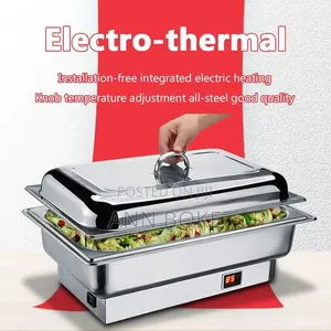 Back in Stock Electric Chaffing Dish With Stainless Steel Cover