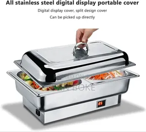 Back in Stock Electric Chaffing Dish With Stainless Steel Cover