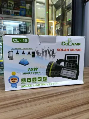 *Cclamp Cl-18 Solar Lighting System With Radio