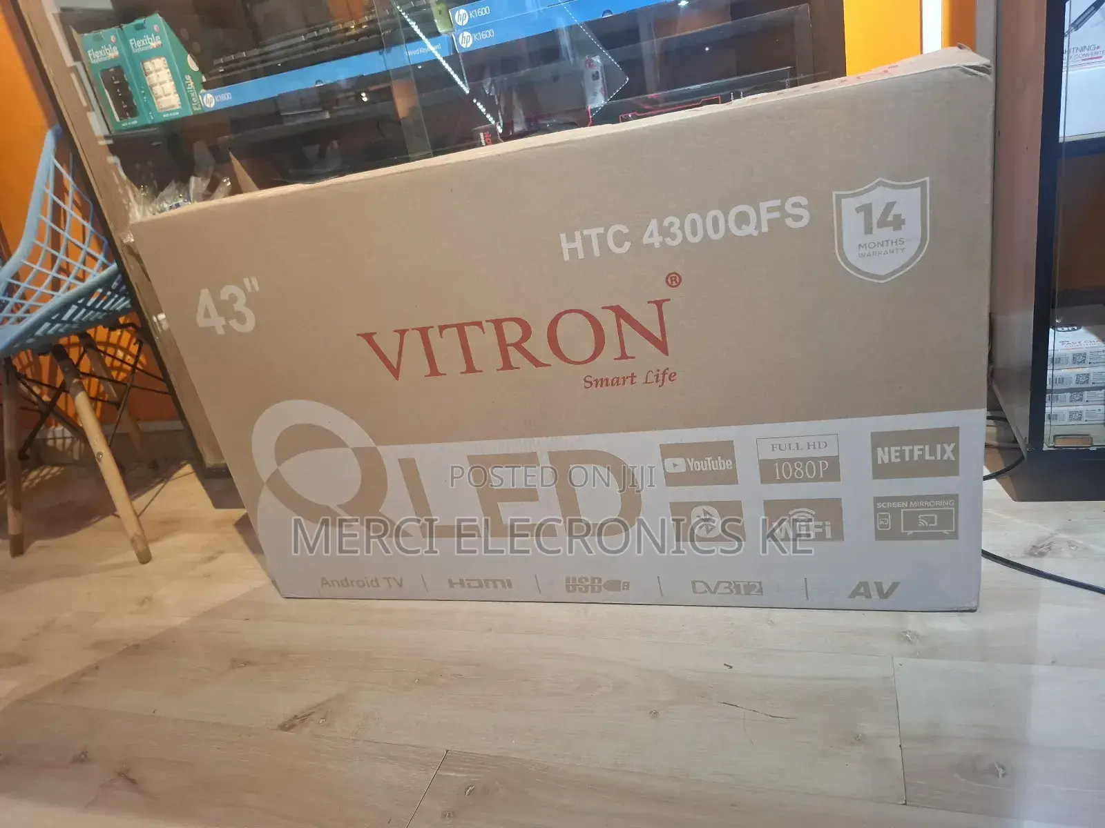 Vitron 43 Inch Qled Smart TV 4300qfs Full Hd 1080p Youtube Netflix