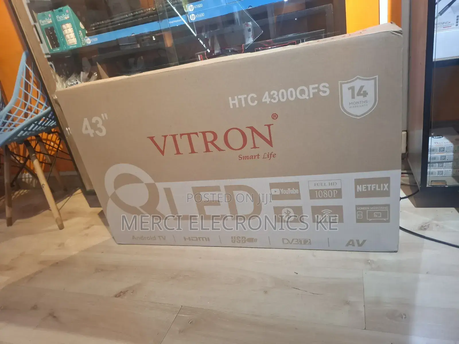 Vitron 43 Inch Qled Smart TV 4300qfs Full Hd 1080p Youtube Netflix