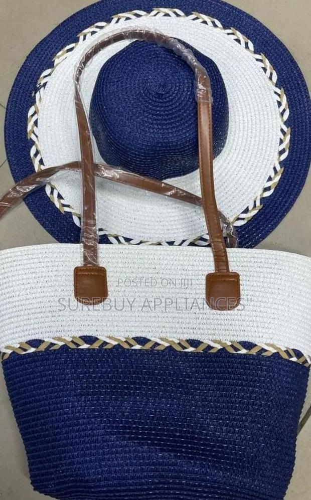 Beach Bags"Effortless Elegance: Beach Bag Hat Combo" - main view