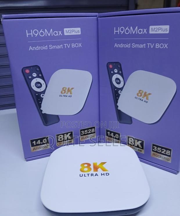 Plus Android 14.0 Tv Box | Smart Tv Box With Voice Remote - main view