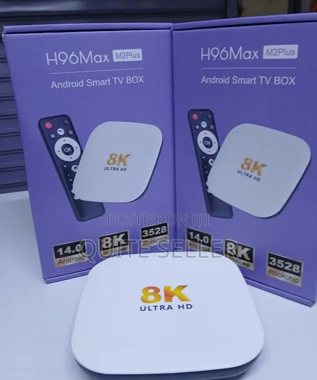 Plus Android 14.0 Tv Box | Smart Tv Box With Voice Remote