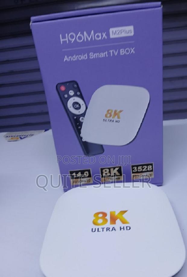 Smart Tv Box With Voice Remote, 4gb Ram 128gb Rom Android 14 Tv Box