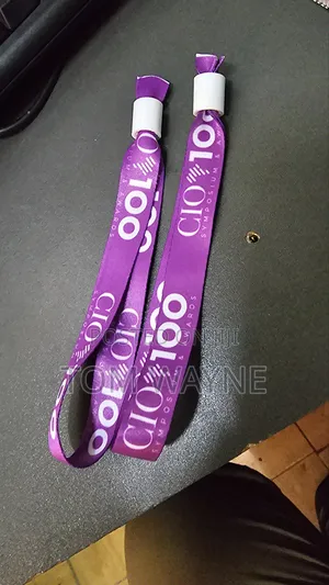 Event Entrance Branded Arm Fabric Wristbands