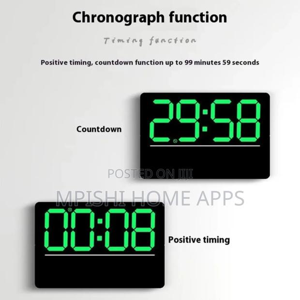 Modern Led Digital Wall Clock - thumbnail 4
