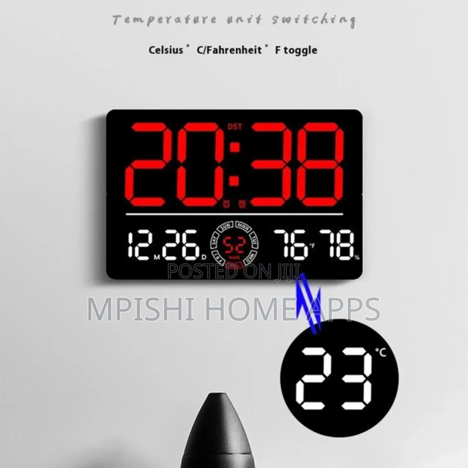 Modern Led Digital Wall Clock
